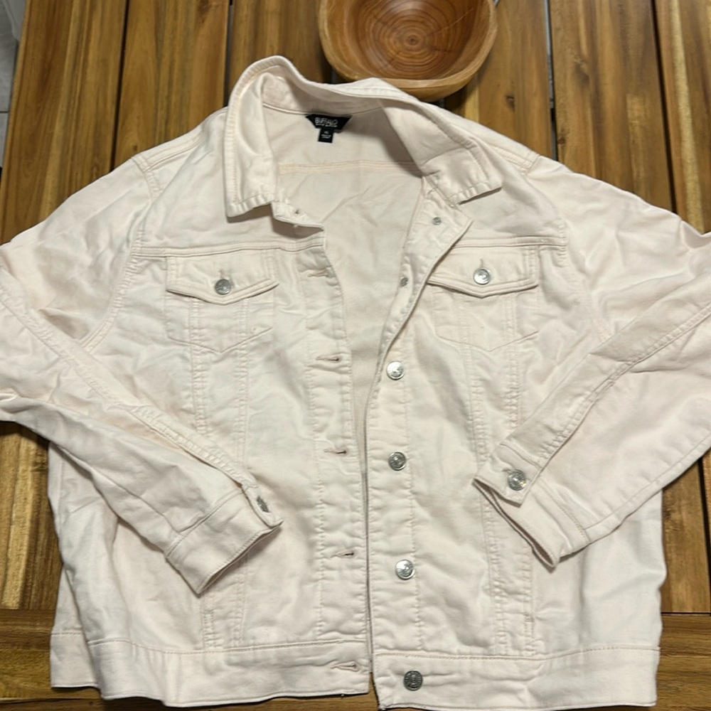 Buffalo David Bitton XL off white denim jacket